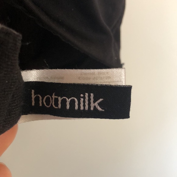 Hot Milk Black Nursing Bra - 36 E - Picture 3 of 3